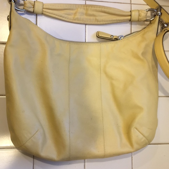 Yellow Coach bag 16808 - Picture 7 of 8